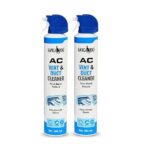 Car AC Vent & Duct Cleaner Odor Neutralizer Spray Form with Long Nosal Pipe for Effective Cleaning 400 ml - Pack of 2