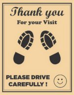 Disposable Car Paper Foot Mats Pack of 100