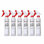 WaveX Plastic Empty Container Bottles (Pack of 6 Spray Containers), Hand Sanitizer, Fragrance, Cosmetics, Cooking Oil, Water, 350 Ml, White - Image 2