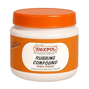41IMDKXiZbL._SY300_SX300_QL70_FMwebp_ Waxpol Rubbing Compound High Finish 500 g For Removes Deep Scratches, Sandpaper Marks, Swirls & Hologram, Enhances Paint Finish, Silicone-Free - Image 1