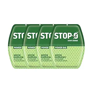 41Rm8D3EkNL._SY300_SX300_QL70_FMwebp_ Stop-O Air Freshener (Home, Office, Bathroom) Power Bag (Fragrance Green) Brand: Stop-O - Image 1