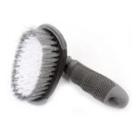 WEAPONWIDE T-Type Car Tire Cleaning Brush Scrubber with Antislip Handle Multi-Functional Cars Tyre Wheel Rim Hub Washing Cleaner Universal for All Cars and Motorbike