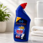 Weaponwide Toilet Cleaner Liquid Ultra Power, 1 Litre Kills 99.99% Germs, 10X Tough Stain Removal & Limescale Protection, Rapid Action Deep Clean for White Toilets